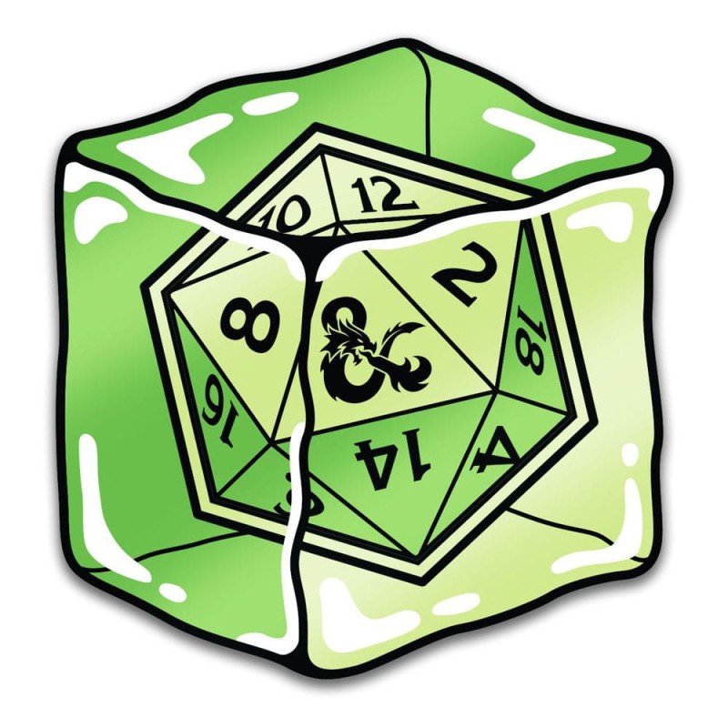 Dungeons & Dragons assortiment Pin's Blind Box Mystery D20 Pins (10) | 0810188491732