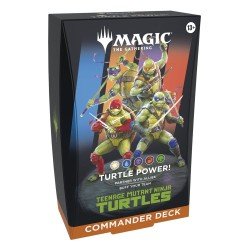 Magic the Gathering Teenage Mutant Ninja Turtles présentoir decks Commander (4) *ANGLAIS* | 0195166308340