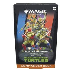 Magic the Gathering Teenage Mutant Ninja Turtles présentoir decks Commander (4) *ANGLAIS* | 0195166308340