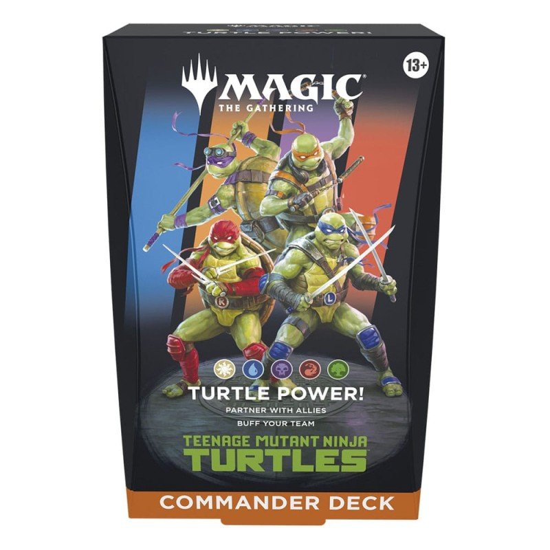Magic the Gathering Teenage Mutant Ninja Turtles présentoir decks Commander (4) *ANGLAIS* | 0195166308340