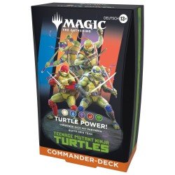 Magic the Gathering Teenage Mutant Ninja Turtles présentoir decks Commander (4) *ALLEMAND*