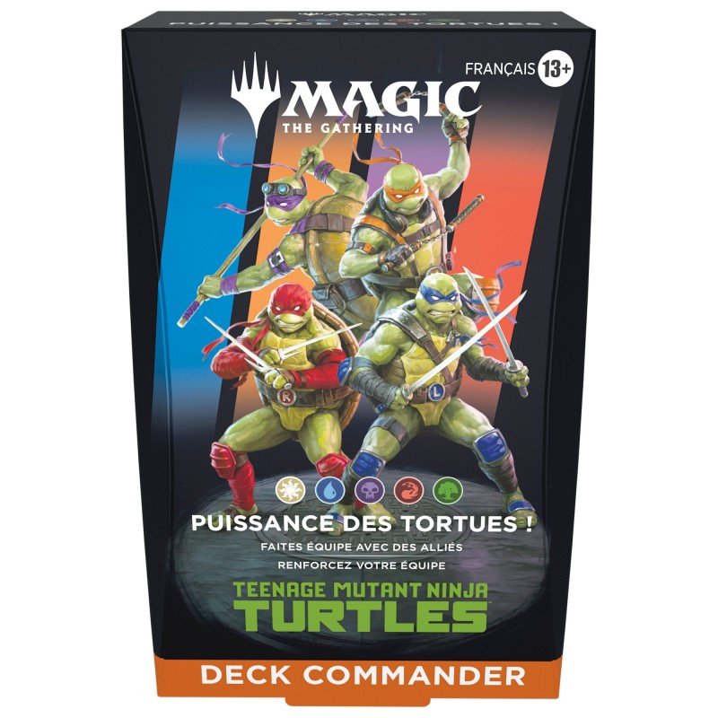 Magic the Gathering Teenage Mutant Ninja Turtles présentoir decks Commander (4) *FRANCAIS* | 5010996351395