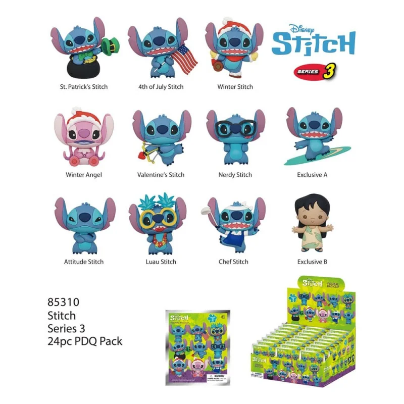 Disney Lilo et Stitch porte-clés PVC Série 3