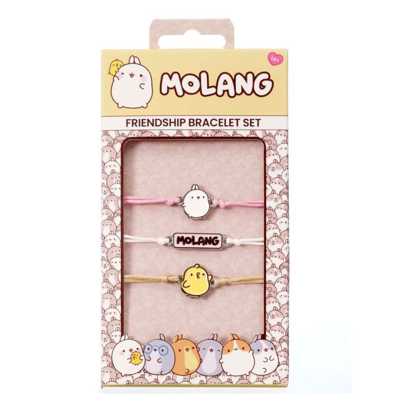 Molang pack 3 bracelets Molang and Piu Piu 18 cm | 5055583480621
