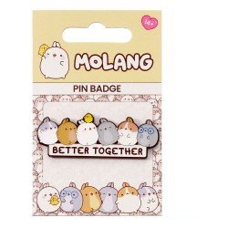 Molang Badge à épingle Better Together | 5055583462924