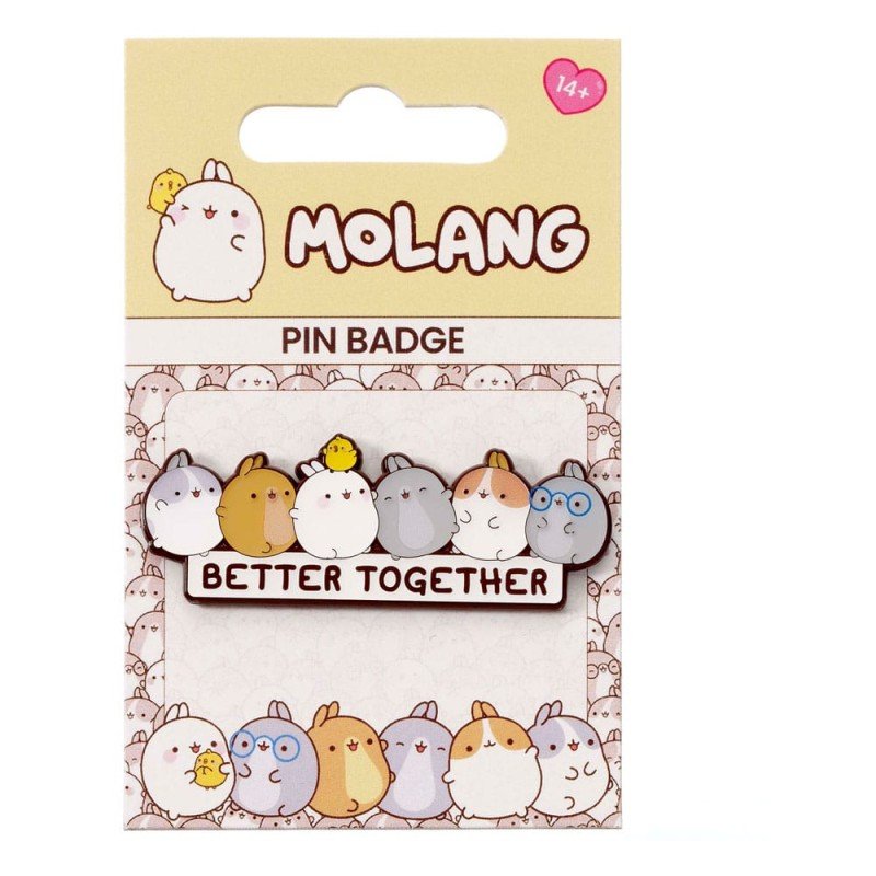 Molang Badge à épingle Better Together | 5055583462924