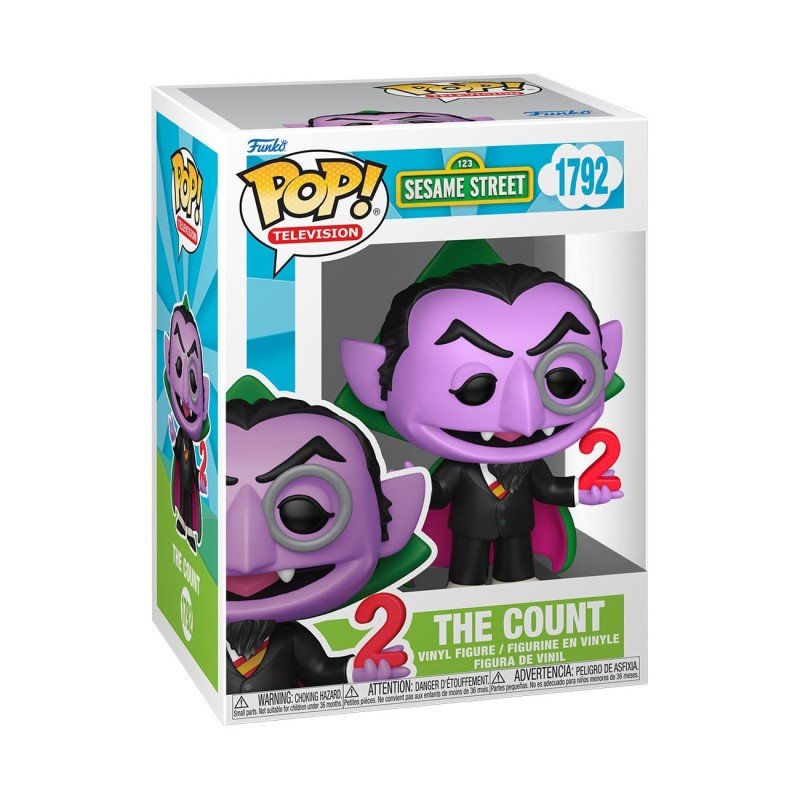 Sesame Street POP! TV Vinyl figurine The Count 9 cm | 0889698862356
