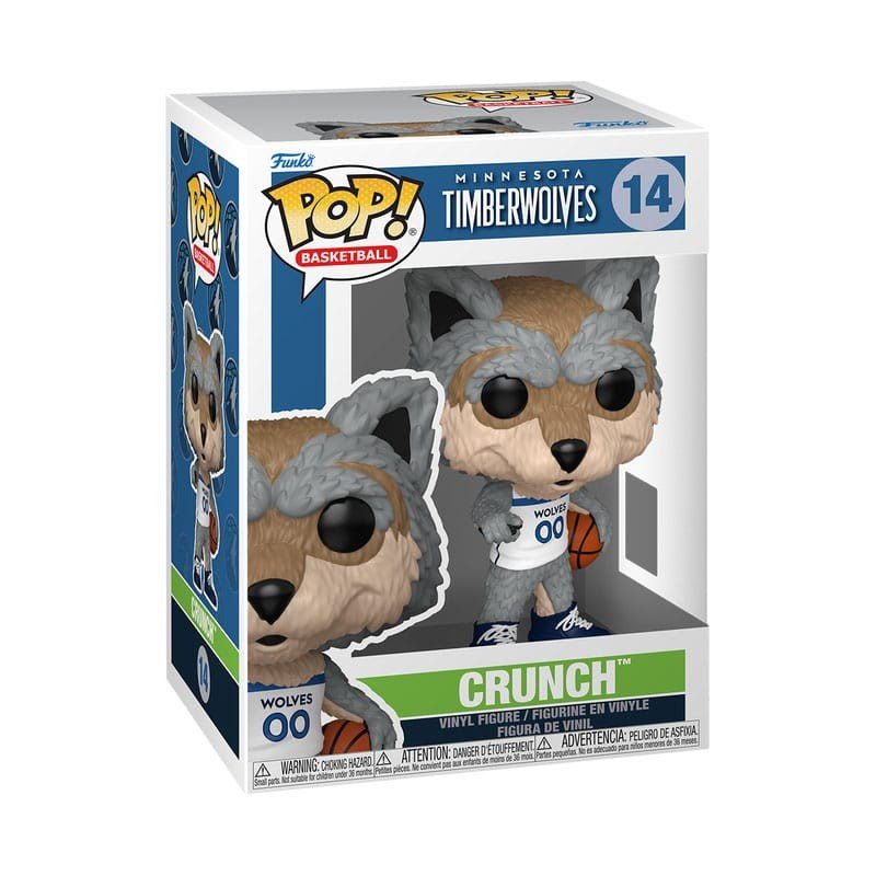 NBA Legends POP! Sports Vinyl Figurine Mascots Wolves- Crunch The Wolf 9 cm | 0889698893558