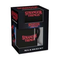 Stranger Things set mug & chaussettes Logo 