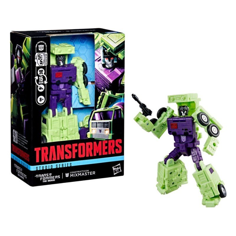 The Transformers: The Movie Studio Series Voyager Class Action Figure Constructicon Mixmaster 16 cm | 5010996323521