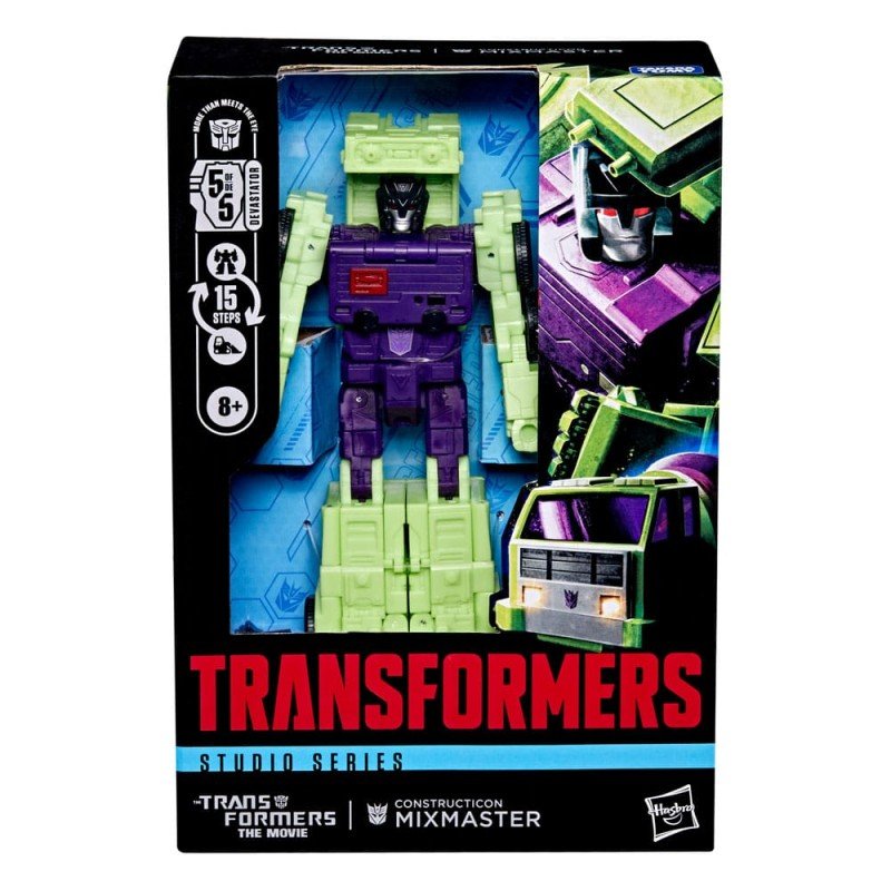 The Transformers: The Movie Studio Series Voyager Class Action Figure Constructicon Mixmaster 16 cm | 5010996323521