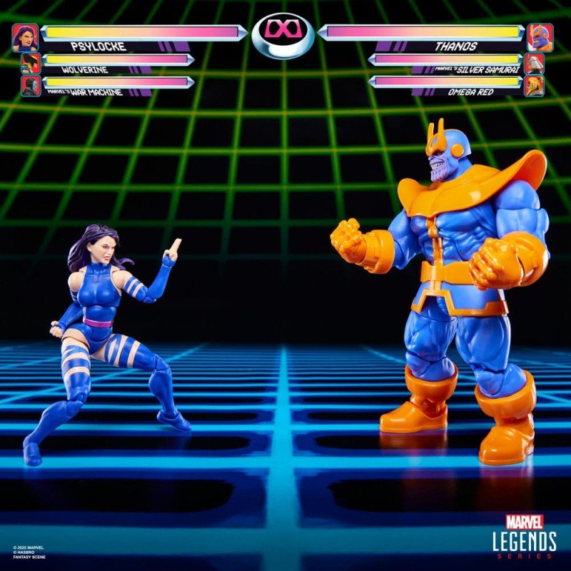 Marvel Legends Gamerverse Action Figure 2-Pack Psylocke vs. Thanos 15 cm | 5010996313201