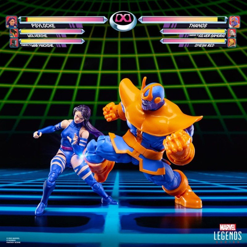 Marvel Legends Gamerverse Action Figure 2-Pack Psylocke vs. Thanos 15 cm | 5010996313201