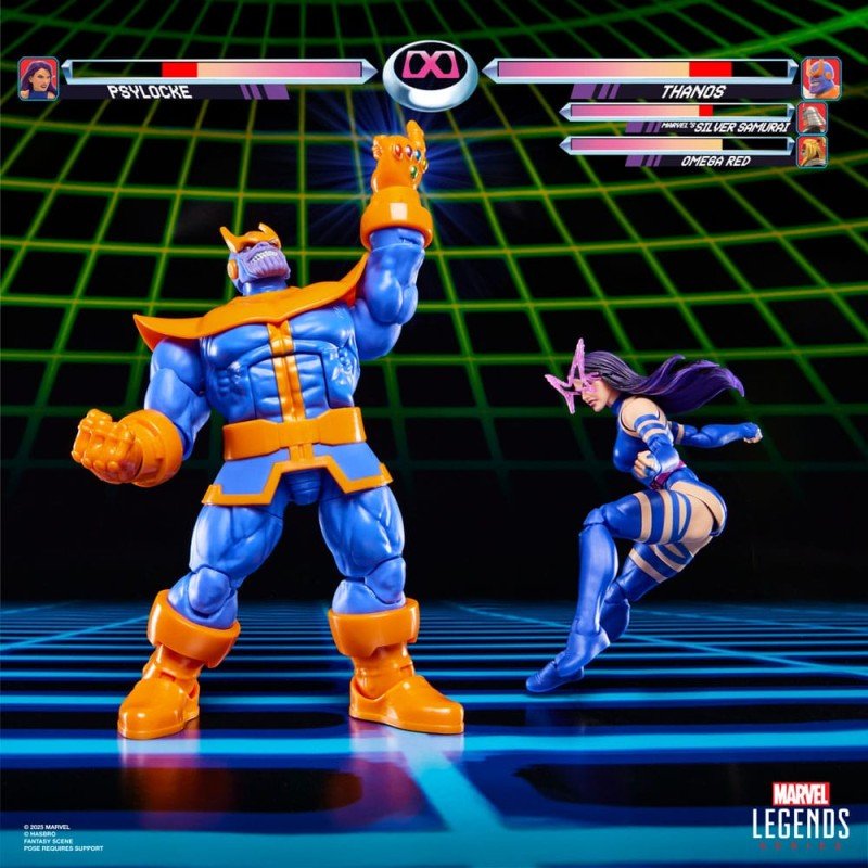 Marvel Legends Gamerverse Action Figure 2-Pack Psylocke vs. Thanos 15 cm | 5010996313201