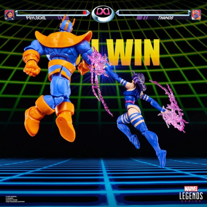 Marvel Legends Gamerverse Action Figure 2-Pack Psylocke vs. Thanos 15 cm | 5010996313201