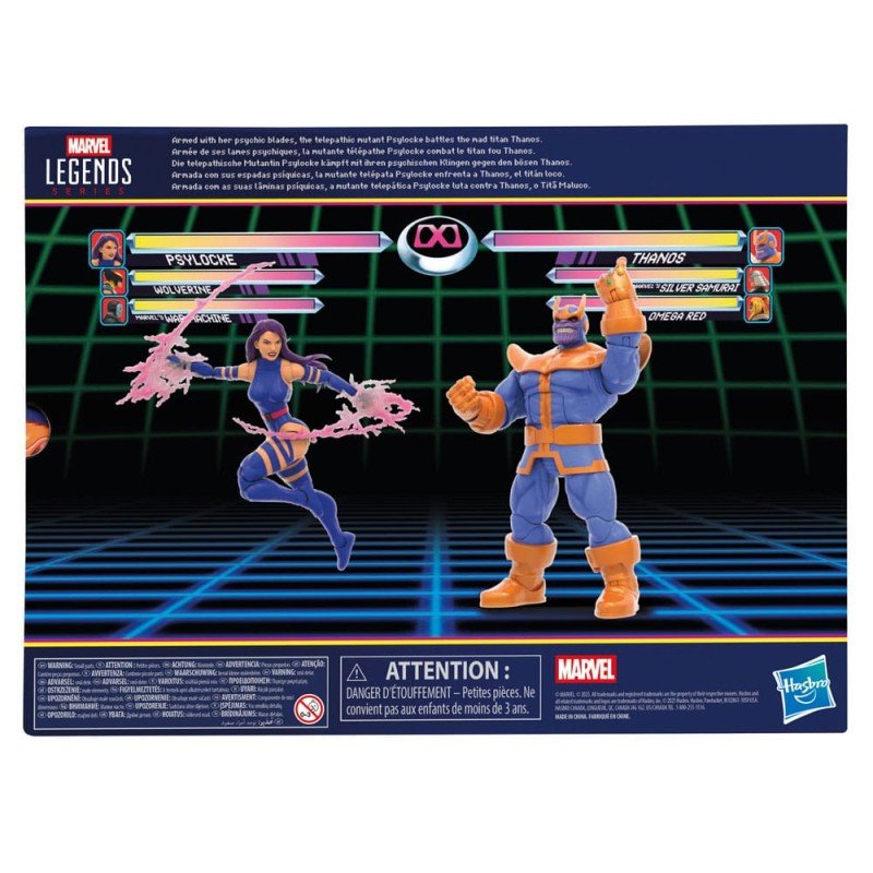 Marvel Legends Gamerverse Action Figure 2-Pack Psylocke vs. Thanos 15 cm | 5010996313201
