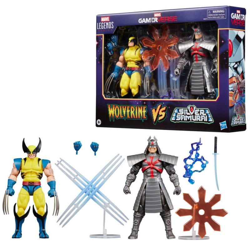Marvel Legends Gamerverse Action Figure 2-Pack Wolverine vs. Silver Samurai 15 cm | 5010996320490