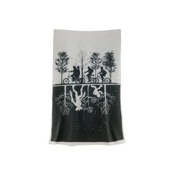 Stranger Things Couverture Black & White 100 x 150 cm 