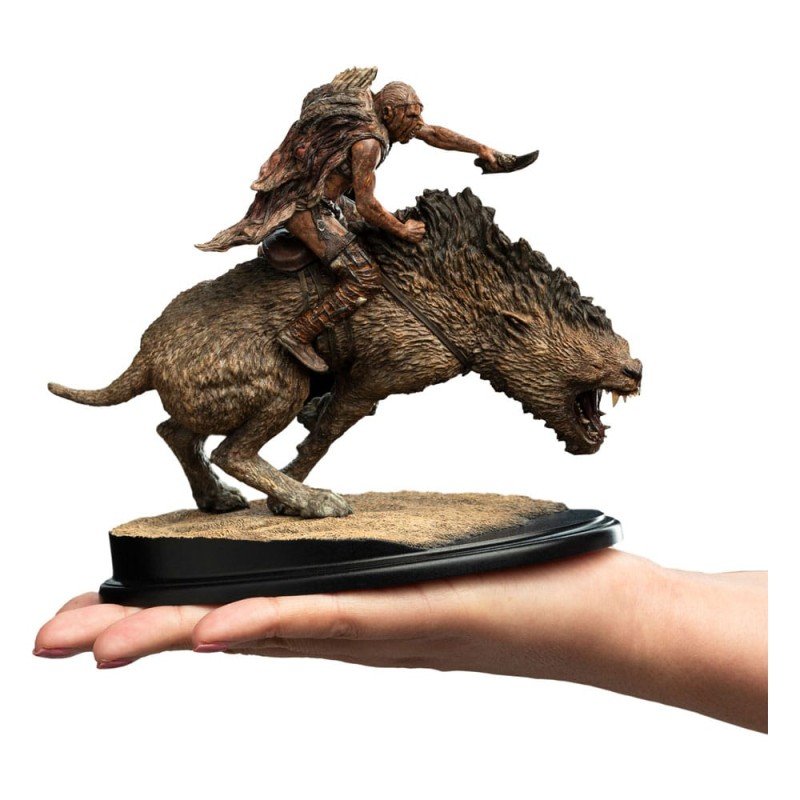 Le Seigneur des Anneaux statuette Sharkû on Warg 18 cm | 9420024747520