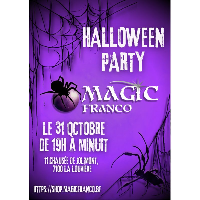 Prévente : Halloween Party @MagicFranco 31.10.25 |