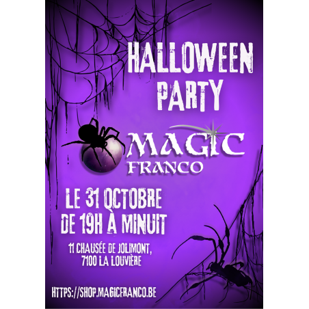 Prévente : Halloween Party @MagicFranco 31.10.25 | 