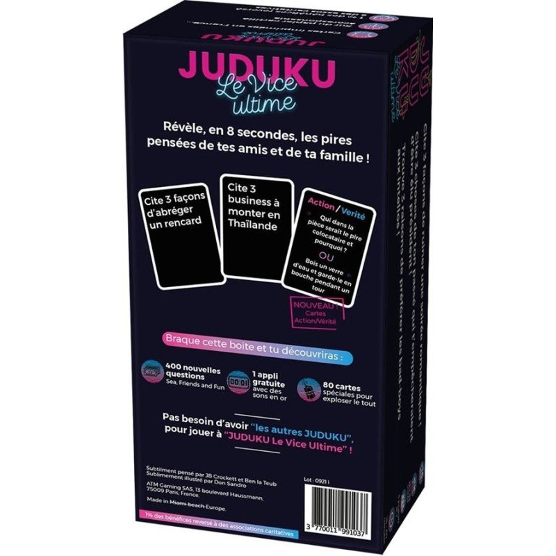 Juduku - Le Vice Ultime | 3770011991037