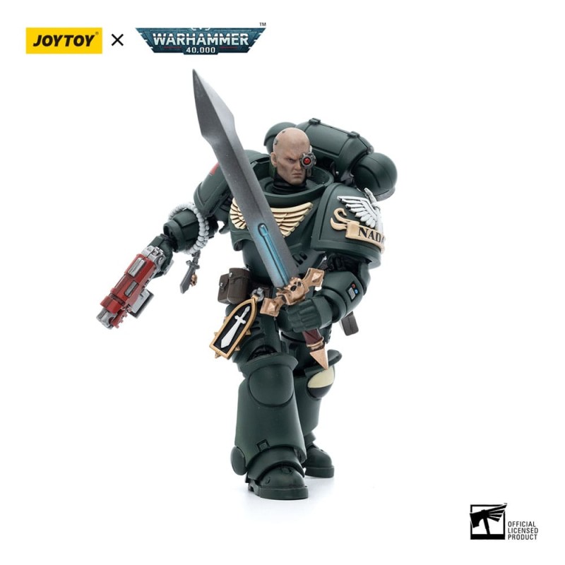 Warhammer 40k Action Figure 1/18 Dark Angels Intercessors Brother Nadael 12 cm | 6973130374935