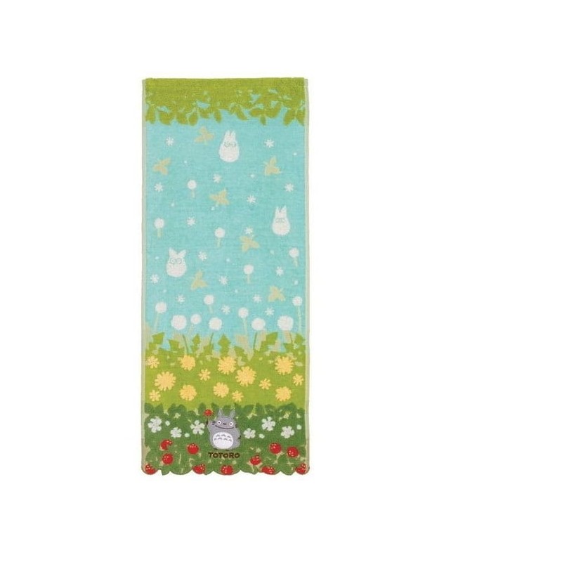 Mon voisin Totoro serviette de toilette Totoro Flowers & Stawberries 34 x 80 cm | 4992272546385