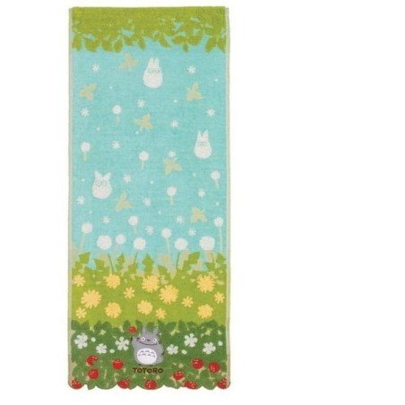 Mon voisin Totoro serviette de toilette Totoro Flowers & Stawberries 34 x 80 cm | 4992272546385