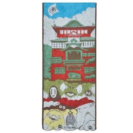 Le Voyage de Chihiro serviette de toilette Aburaya 34 x 80 cm | 4992272601756