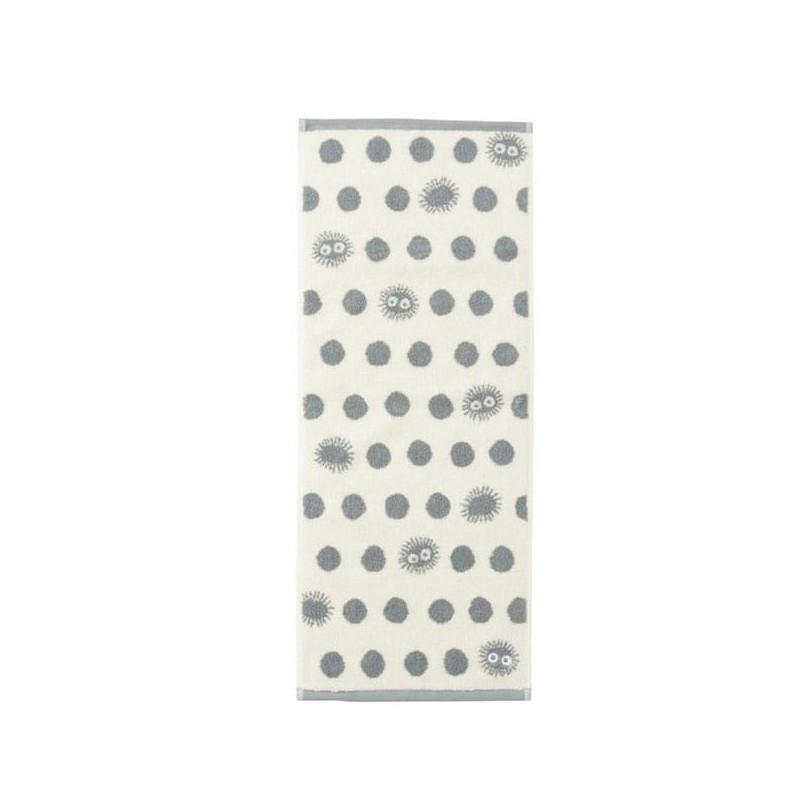 Mon voisin Totoro serviette de toilette Silhouette Noiraude 33 x 80 cm | 4992272649246