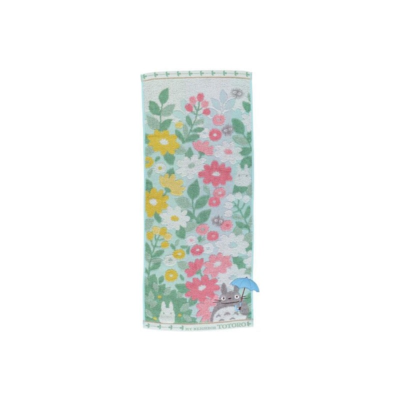 Mon voisin Totoro serviette de toilette Totoro Flower Fields 34 x 80 cm | 4992272788259