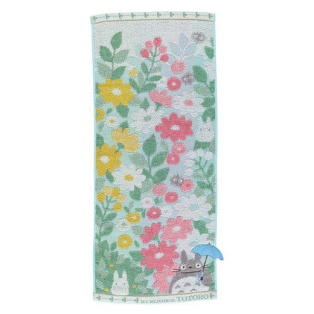 Mon voisin Totoro serviette de toilette Totoro Flower Fields 34 x 80 cm | 4992272788259