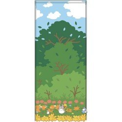 Studio Ghibli serviette de toilette Mon voisin Totoro Medium and Small Totoro Racing 34 x 80 cm
