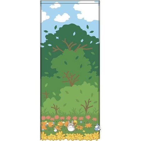 Studio Ghibli serviette de toilette Mon voisin Totoro Medium and Small Totoro Racing 34 x 80 cm | 4992272876055