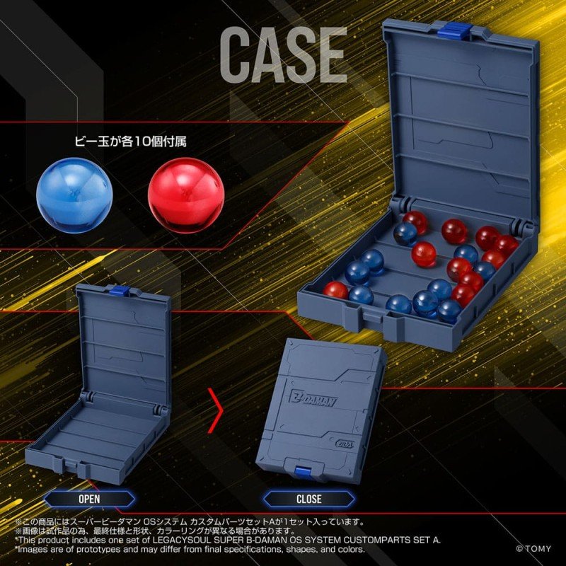 Super B-Daman accessoires pour figurines Legacysoul Super B-Daman OS Sytsem Custom Part Set A | 4904810087687