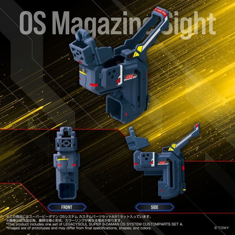 Super B-Daman accessoires pour figurines Legacysoul Super B-Daman OS Sytsem Custom Part Set A | 4904810087687