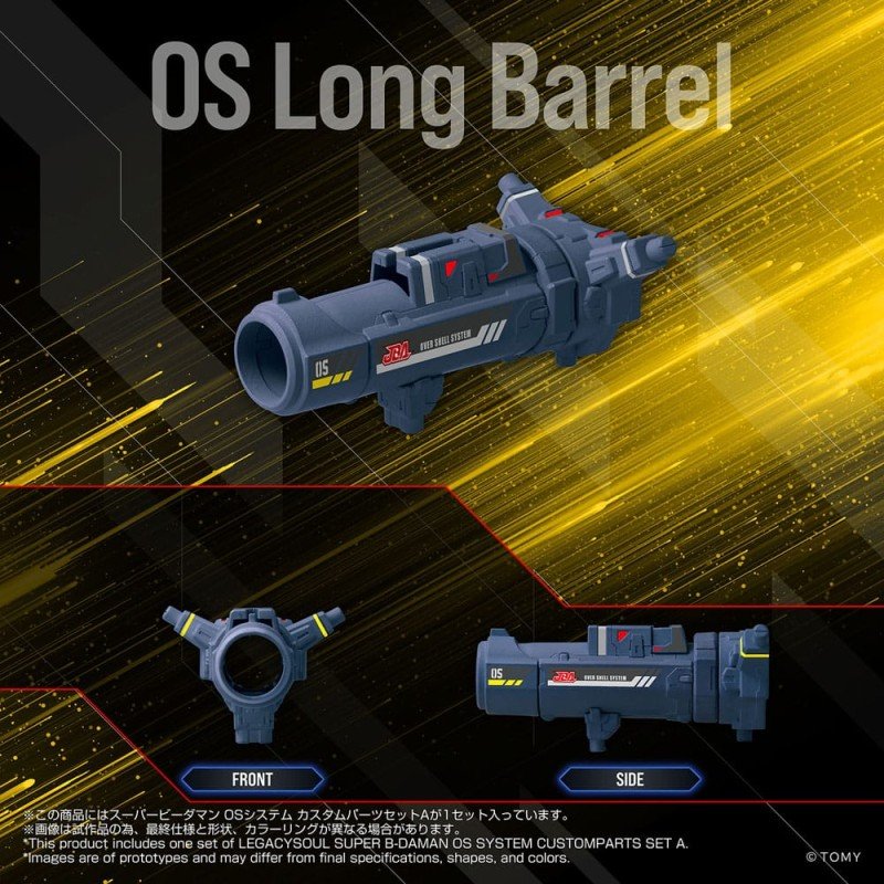 Super B-Daman accessoires pour figurines Legacysoul Super B-Daman OS Sytsem Custom Part Set A | 4904810087687