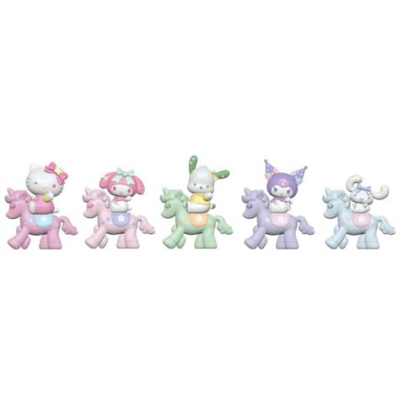 Sanrio Equestrian Series Mini Figures Hello Kitty and Friends 5 cm Blind Box Display (12) | 4895217593430