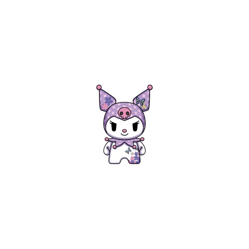 Sanrio peluche DZNR Kuromi Asanoha Edition 18 cm | 4895217515968