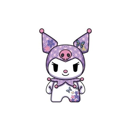 Sanrio DZNR Plush Figure Kuromi Asanoha Edition 18 cm | 4895217515968