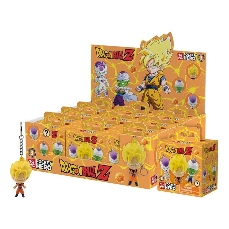 Dragon Ball Z Pocket Hero Keychain Series 1 Blind Box Display (12) | 4895217516248