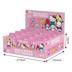 Sanrio Pocket Hero Keychain Hello Kitty and Friends Series 1 Blind Box Display (12) | 4895217516682