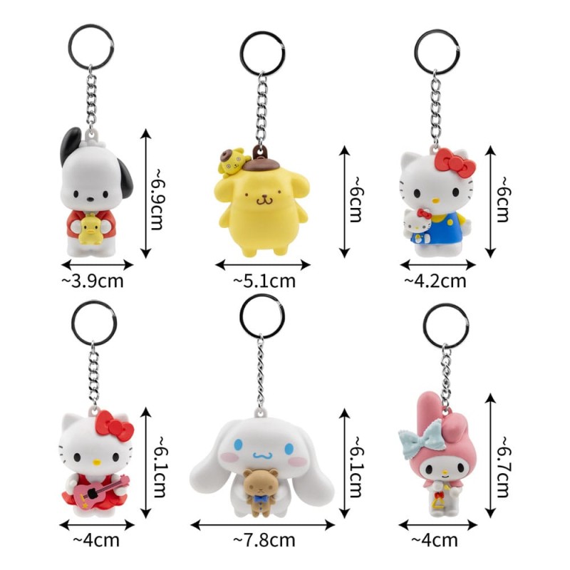Sanrio Pocket Hero Keychain Hello Kitty and Friends Series 1 Blind Box Display (12) | 4895217516682