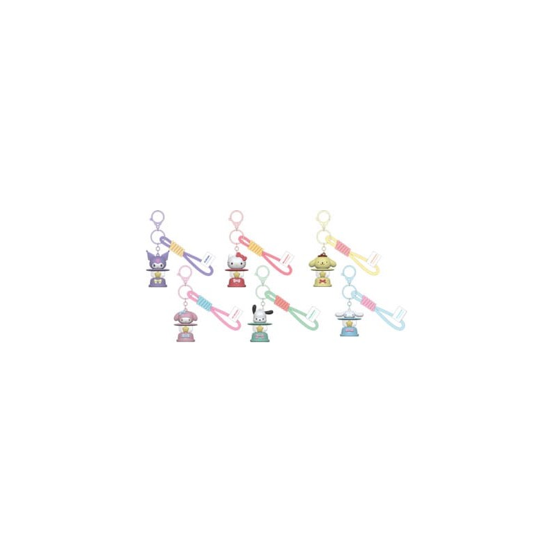 Sanrio Light-Up Camping Lamp Series Keychain with Hand Strap Hello Kitty and Friends Display (12) | 4895217519706