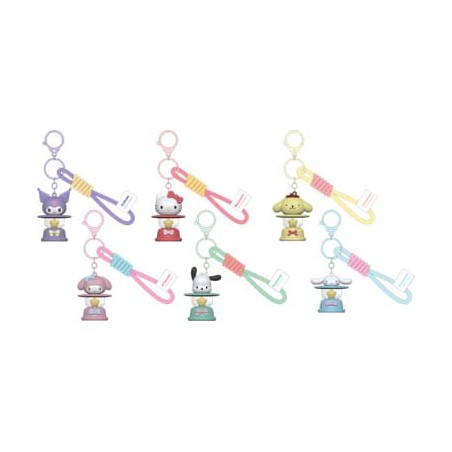Sanrio Light-Up Camping Lamp Series Keychain with Hand Strap Hello Kitty and Friends Display (12) | 4895217519706