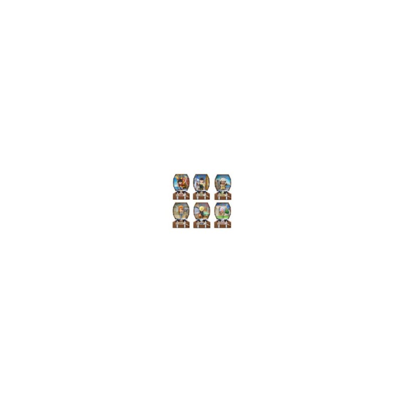 One Piece Barrel Capsule Mini Figures 9 cm Blind Box Display (6) | 4895217593447