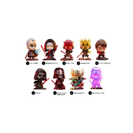 Star Wars Cosbi Mini Figures Dark Side 8 cm Blind Box Display (8) | 4895217593508