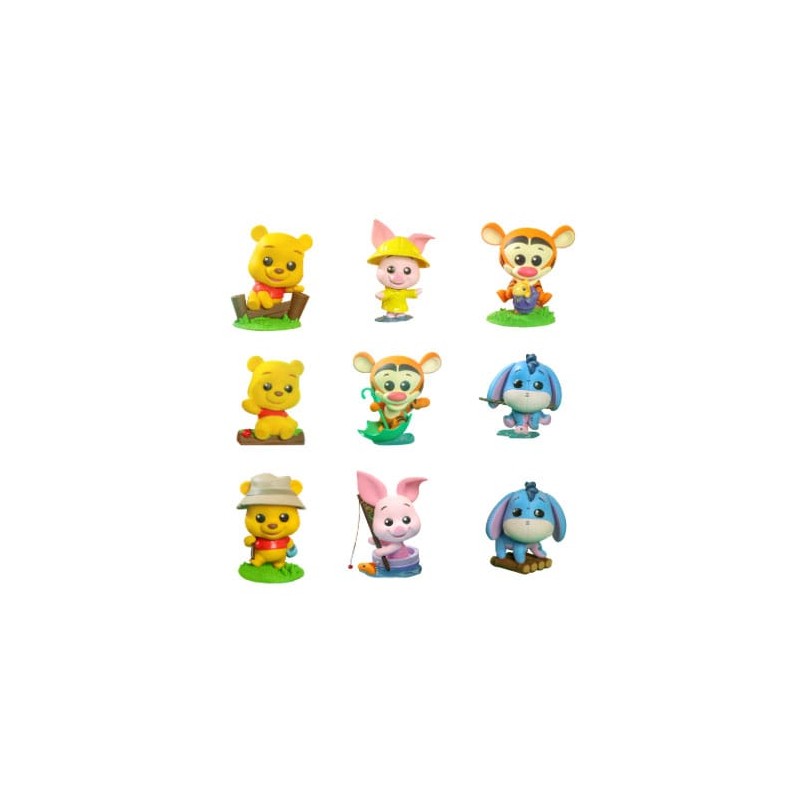 Disney Cosbi Mini Figures Winnie the Pooh 8 cm Blind Box Display (8) | 4895217593522
