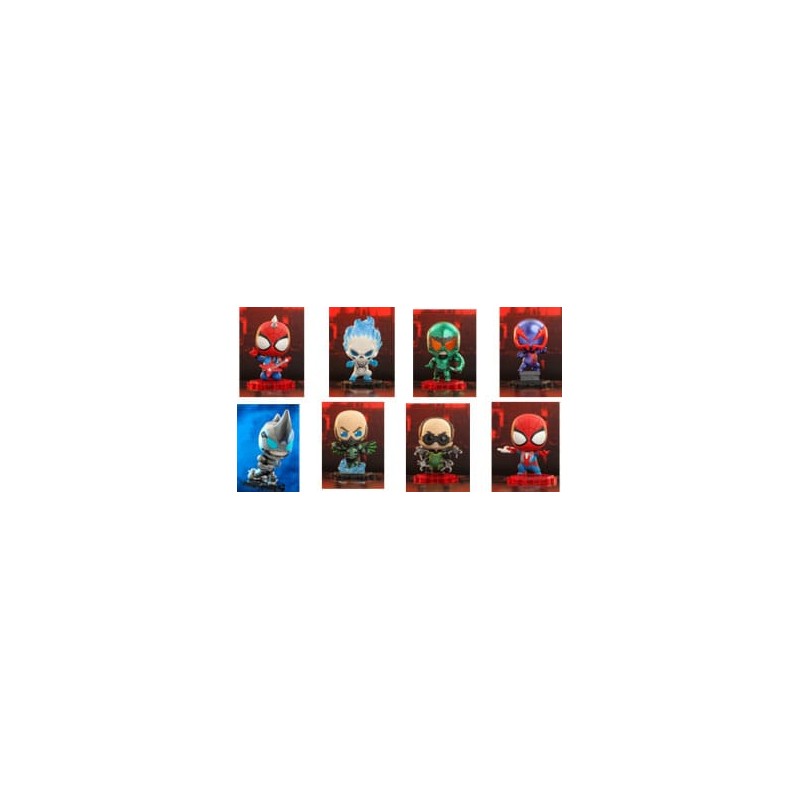 Spider-Man Cosbi Mini Figures 8 cm Blind Box Display (8) | 4895217593645